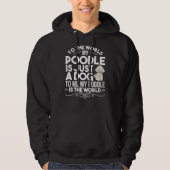 Poodle-hond Hoodie (Voorkant)