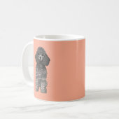 Poodle hond huisdier koffiemok (Voorkant links)