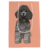 Poodle Hond Huisdier Medium Cadeauzakje (Achterkant)