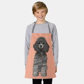 Poodle Hond Kinderen Huisdier Schort (Gedragen)
