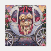 Poodle Hond Valentijnsdag Magneet (Voorkant)