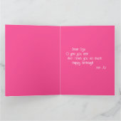 Poodle - Je bent zo geweldig Baby - Kaart (Binnen)