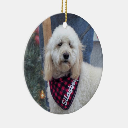 Poodle Keramisch Ornament (Rechts)