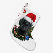 Poodle Kerst Kleine Kerstsok (Voorkant (Hangend))