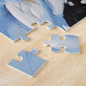 Poodle Kerst Lichtbaken Vakantie Legpuzzel (Zijkant)