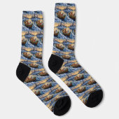 Poodle Kerstboot Vakantie Sokken (Rechts)
