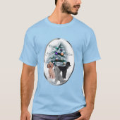 Poodle-kerstcadeaus T-Shirt (Voorkant)