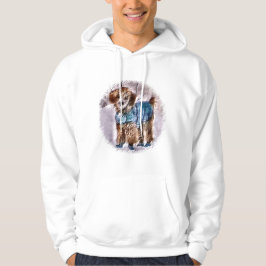 Poodle-kerstcadeautjes Hoodie