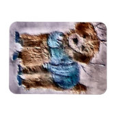 Poodle-kerstcadeautjes Magneet (Horizontaal)