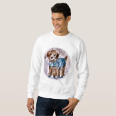 Poodle-kerstcadeautjes Trui (Voorkant volledig)