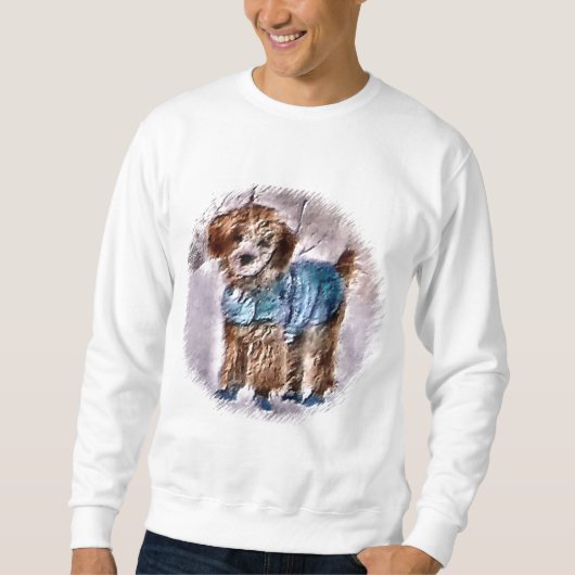 Poodle-kerstcadeautjes Trui (Voorkant)