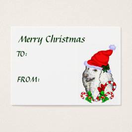 Poodle-kerstcadeautjes Visitekaartje