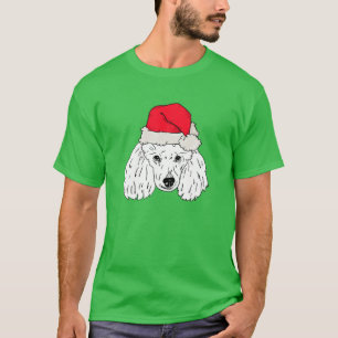 Poodle kerstfeest Funny Birthday Hondenliefhebber  T-shirt
