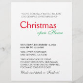 Poodle Kersthond Winkel Flyer (Achterkant)