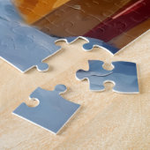 Poodle Kerstman Zak Avontuur Legpuzzel (Zijkant)