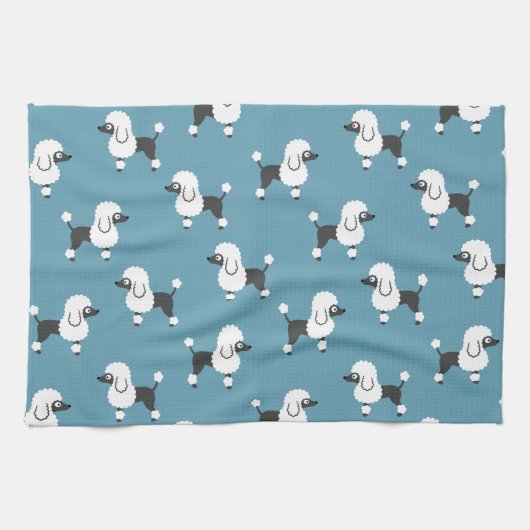 Poodle Kitchen Towel Theedoek (Horizontaal)
