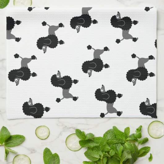 Poodle Kitchen Towel Theedoek (Gevouwen)