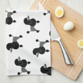 Poodle Kitchen Towel Theedoek (Quarter Fold)