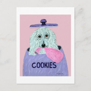 Poodle Koekendief  Uitnodiging Briefkaart