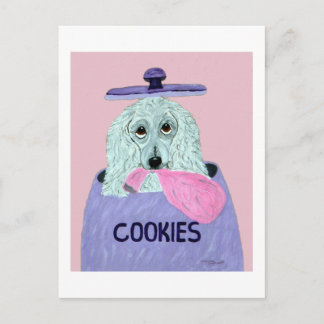Poodle Koekendief Uitnodiging Briefkaart