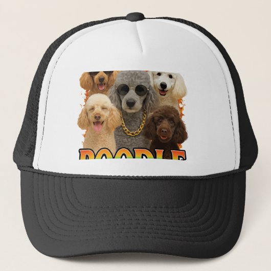 Poodle Kopie Trucker Pet (Voorkant)