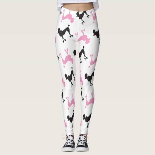 Poodle Lady-Leggings Leggings (Voorkant)