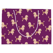 Poodle Large Gift Bag Groot Cadeauzakje (Achterkant)