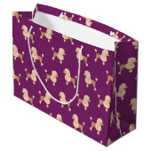 Poodle Large Gift Bag Groot Cadeauzakje (Achterkant Gekanteld)