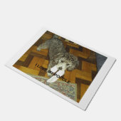 poodle liefde met pic Silver Deurmat (Schuin)