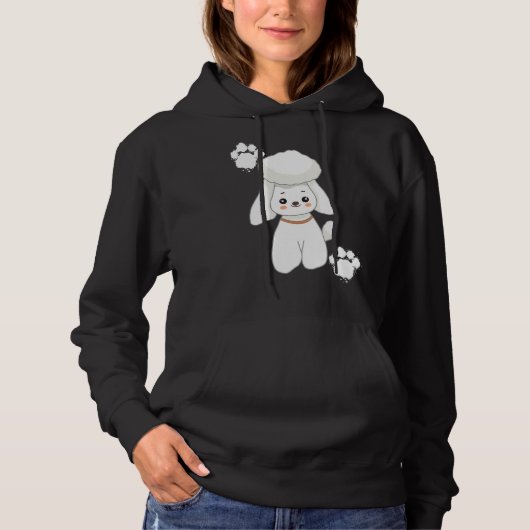 Poodle Love Hoodie (Voorkant)