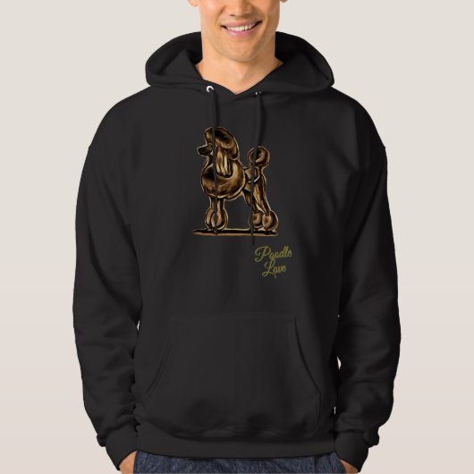 Poodle Love Hoodie (Voorkant)