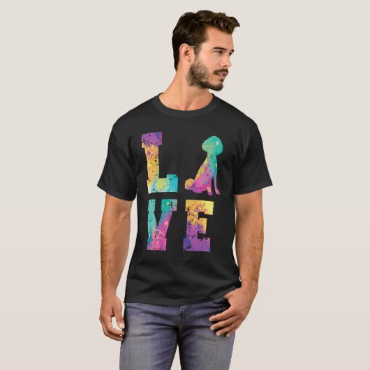 Poodle Love T-shirt (Voorkant volledig)