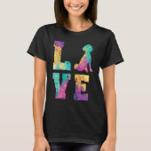Poodle Love T-shirt (Voorkant)