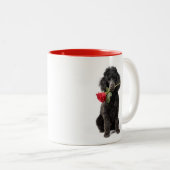 Poodle Love Tweekleurige Koffiemok (Voorkant rechts)