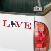 Poodle Lover Bumpersticker (Op Truck)