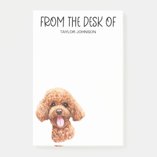 Poodle Lover Post-it® Notes (Voorkant)