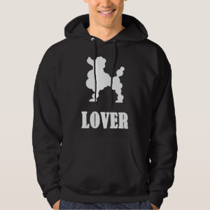 Poodle Lover White Hoodie