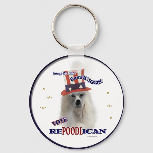 POODLE Lovers Giften Sleutelhanger (Voorkant)