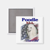 Poodle Lovers Gifts Magneet (Voorkant / Achterkant)