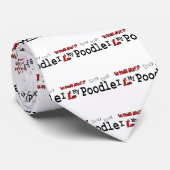Poodle Lovers Gifts Stropdas (Opgerold)