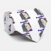 Poodle Lovers Gifts Stropdas (Opgerold)