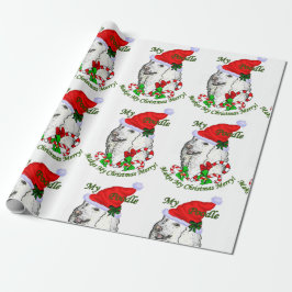 Poodle Lovers Kerstmis Cadeaupapier
