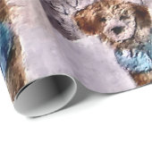 Poodle Lovers Kerstmis Cadeaupapier (Rol Hoek)