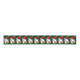 Poodle Lovers Kerstmis Grosgrain Lint