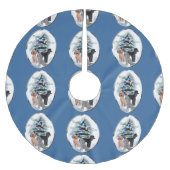 Poodle Lovers Kerstmis Kerstboom Rok (Voorkant)