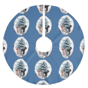 Poodle Lovers Kerstmis Kerstboom Rok