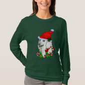 Poodle Lovers Kerstmis T-shirt (Voorkant)