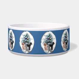 Poodle Lovers Kerstmis Voerbakje