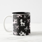 Poodle Lovers Tweekleurige Koffiemok (Links)