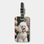 Poodle Luggage Tag Bagagelabel (Voorkant verticaal)